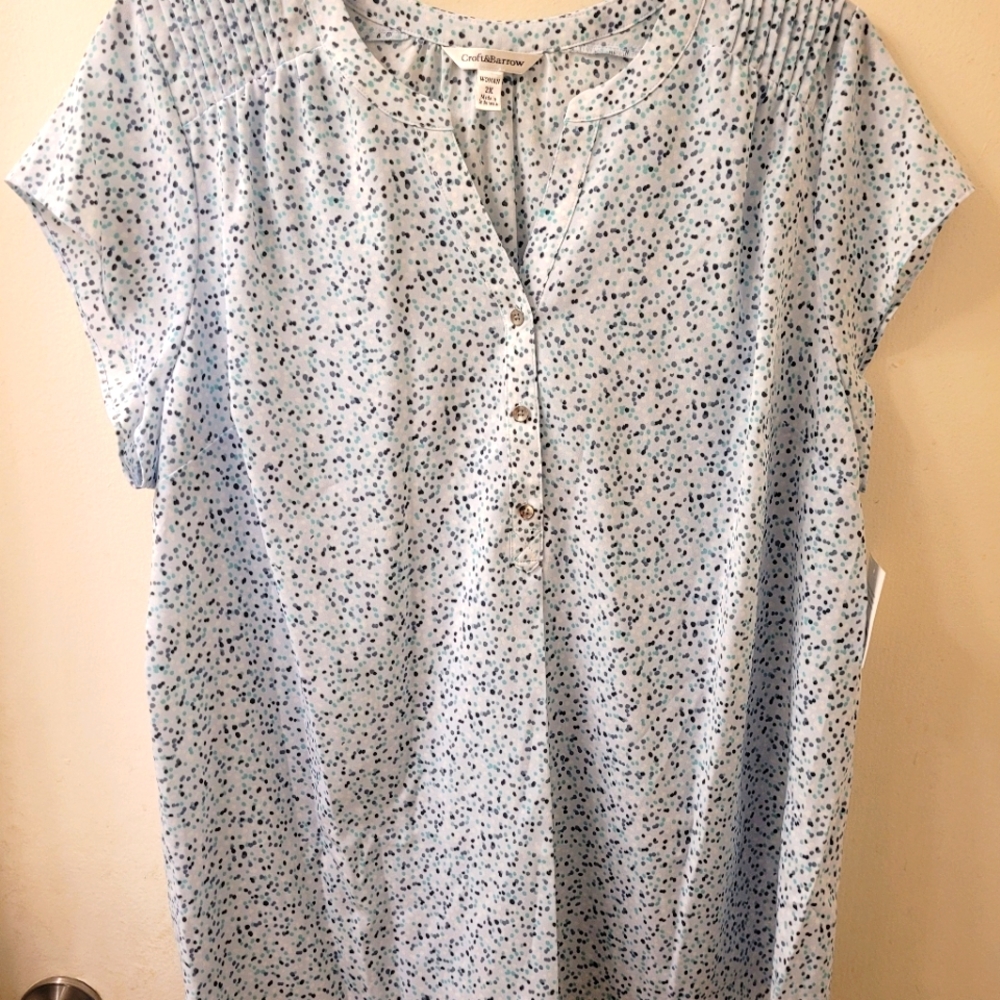 Croft &Barrow 2x Blouse